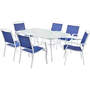 Best Mainstays Sand Dune 7-Piece Patio Dining Set, Seats 6