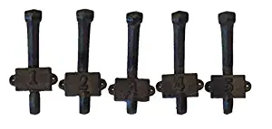 Best Rustic Numbered Wall Mounted Coat Rack Birch Lane