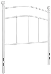 Best White Twin Bed Frame With Fancy Headboard