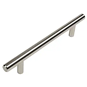 Best Satin Nickel Cabinet Hardware Euro Style Bar Handle Pull – 10′
