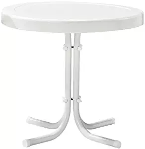 Best Bird Metal Glass End Table