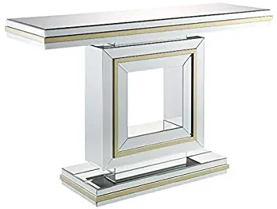 Best Console Table Wood And Gold