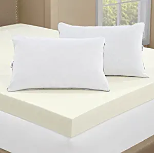 Best 4 Inch Serta Memory Foam Mattress Topper Queen