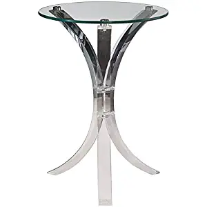Best Bowerly Hill Round Glass Top End Table
