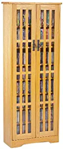 Best Oak Media Storage Cabinet