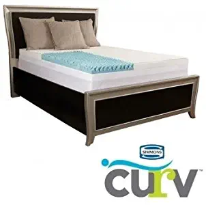 Best Simmons Curv 4 Textured Memory Foam Mattress Topper