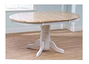 Best Chintaly Round Dining Table With Butterfly Leaf