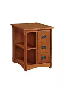 Best Snack Side Magazine End Table Drawer