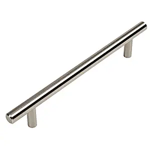 Best Satin Nickel Cabinet Hardware Euro Style Bar Handle Pull – 10′