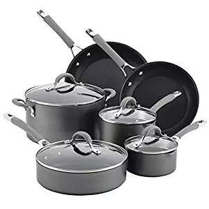 Best Circulon Genesis 10 Piece Hard Anodized Nonstick Cookware Set