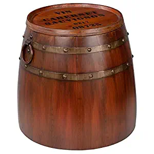 Best End Table Wine Barrel