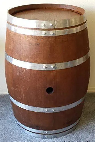 Best Wine Barrel Head Bar Cabinet