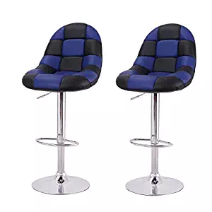Best Black With Crome Pedestal Bar Stool