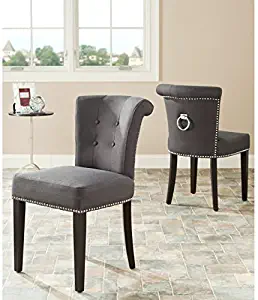 Best Sleek Beige Linen Dining Chair (Set Of 2)