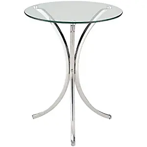 Best Bowerly Hill Round Glass Top End Table