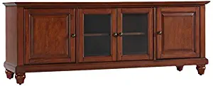 Best Leick Westwood Cherry Hardwood Tv Stand