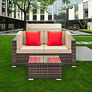 Best Patio Collection Sectional Dining Table
