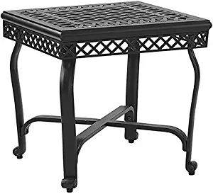 Best Cast Aluminum Square End Table