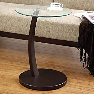 Best Bowerly Hill Round Glass Top End Table