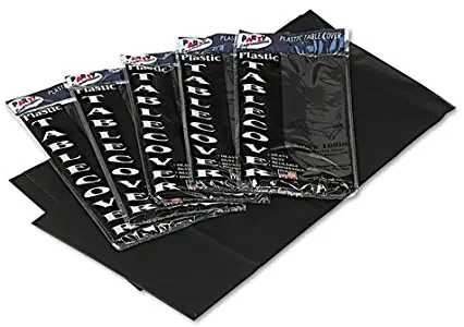 Best Tablemate Table Set Rectangular Table Covers, Heavyweight Plastic