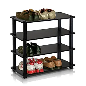 Best Furinno Pine Solid Wood 4-Tier Shoe Rack