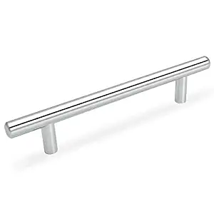 Best Euro Bar Cabinet Handle Polished Chrome