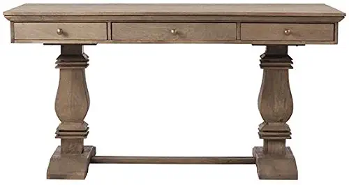 Best Home Decorators Collection Aldridge Washed Black End Table
