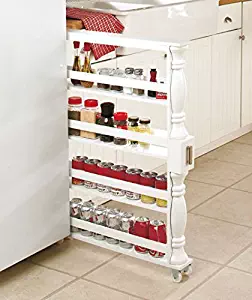 Best Kitchen Cart Wheel Spice Rack