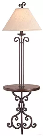 Best Dark Wood End Table Scroll