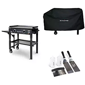 Best Blackstone 28 Inch Outdoor Gas Hibachi Grill Griddle Station 2 Burner