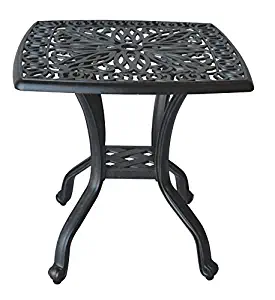 Best Cast Aluminum Square End Table