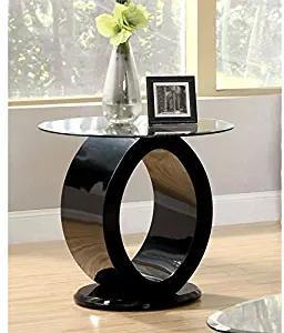 Best Bowerly Hill Round Glass Top End Table