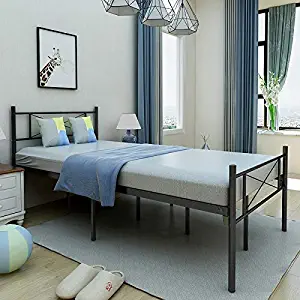 Best Twin Bed Frame Modern Silver