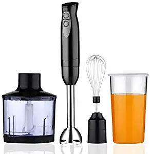 Heavensense MENGDA M-06B 4 in 1 Electric Multifunction Hand Blender 2 Speed 450-Watt Set Whisker Food Machine