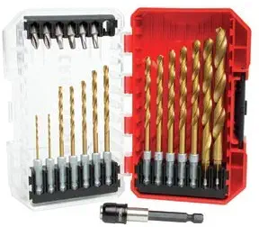 CRAFTSMAN Drill Bit Set/ Screwdriver Set 21-Piece Titanium (CMAM3211)