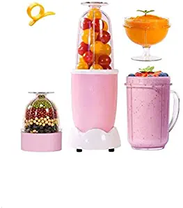 RUGU 220V Multifunctional Electric Juicer Mini Household Automatic Blender Juicer Machine Mini Juicer,Pink
