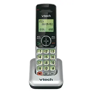 VTech CS6409 Accessory Cordless Handset, Silver/Black | Requires a VTech CS6419, CS6428, or CS6429 Series Expandable Phone System to Operate