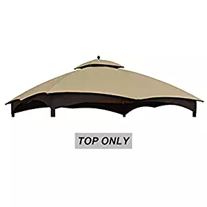 ABCCANOPY Gazebo Replacement Top 10'x12' for Lowe's 10' x 12' Gazebo Model #GF-12S004BTO/GF-12S004B-1(Beige)