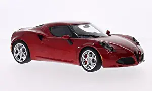 Alfa Romeo 4C, metallic-red, 2013, Model Car, Ready-made, AutoArt 1:18
