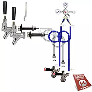 Kegco Standard Two Keg Door Mount Kegerator Beer Tap Conversion Kit