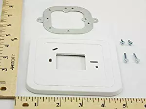 Cover Plate, Wall Mount, White, Plastic