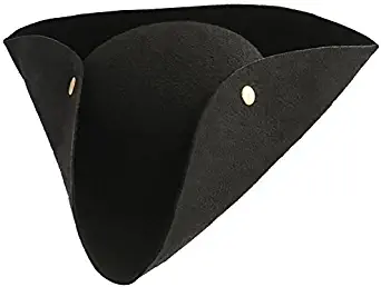 Kangaroo Deluxe Tricorn Felt Pirate Hat Adult