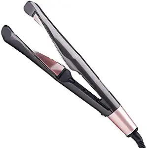 Hair Straightener Curling Iron 2 in 1 Tourmaline Ceramic Twisted Flat Iron, Aispark Professional Hair Straighteners with LCD Display Adjustable Temperature for All Hair Types