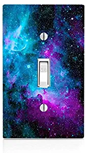 Nebula Galaxy Design Print Image Light Switch Plate