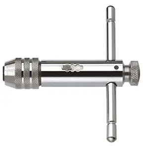 Schroder RS40064 Ratcheting 1/4-Inch Tap Wrench, 3-1/2-Inch Long