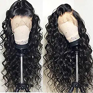 Andrai Hair Lace Front Wigs Glueless Natural Wave Synthetic Heat Resistant Fiber Hair Wig With Baby Hair For Black Women