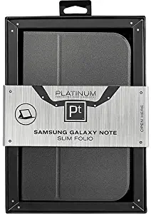 Platinum - Slim Stand Case for Samsung Galaxy Note 8.0 - Gray Pt-sgn8s2g