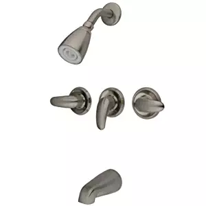 Kingston Brass KB6238LL Legacy Tub and Shower Faucet, Satin Nickel