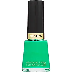 Revlon Nail Enamel, Chip Resistant Nail Polish, Glossy Shine Finish, in Blue/Green, 571 Posh, 0.5 oz