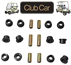 Front or Rear Leaf Spring& Front Upper A Arm Suspension for Club Car DS Golf Cart,Bushing and Sleeve Kit